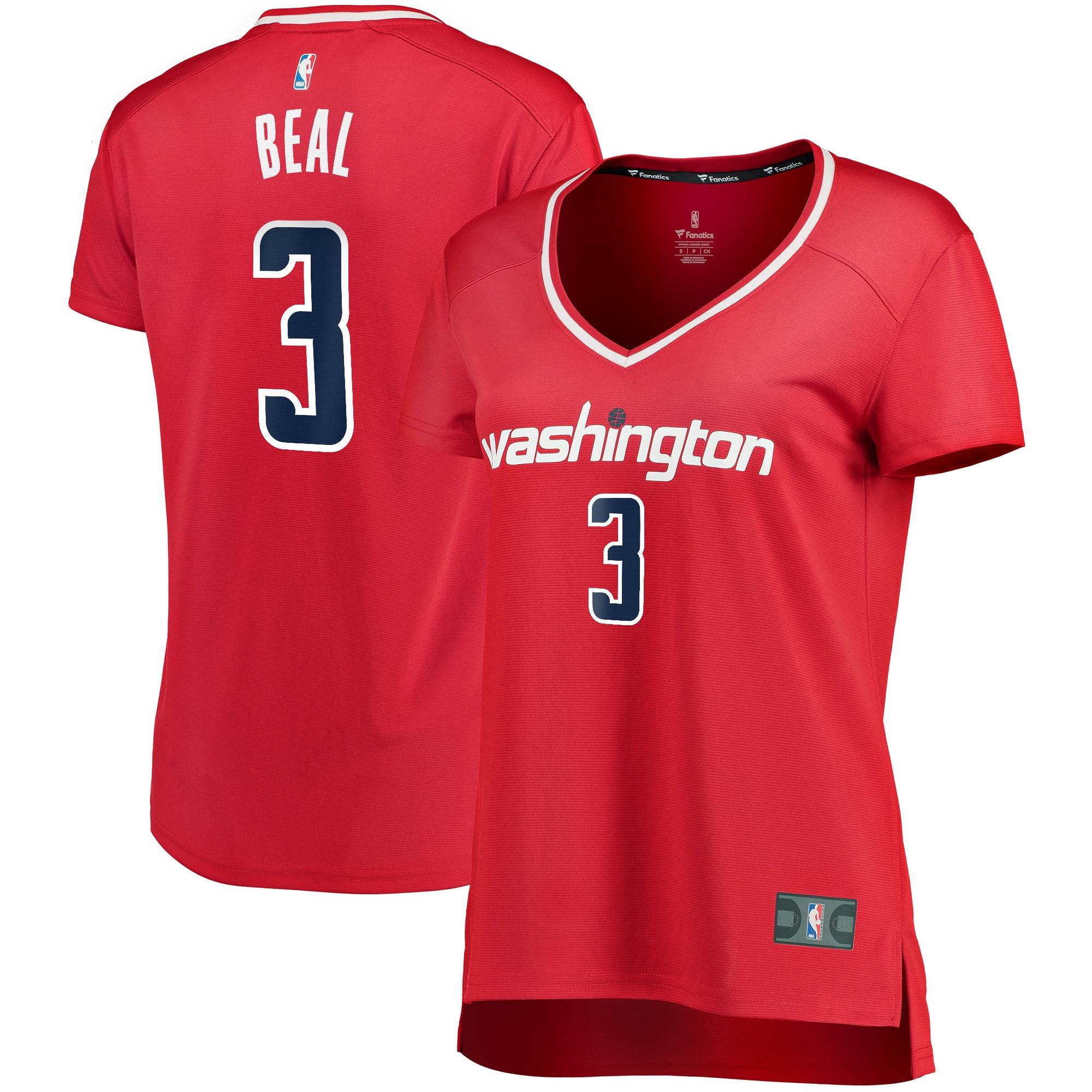 Bradley Beal Washington Wizards Fanatics Branded Womens Fast Break Player Jersey – Icon Edition – Red NBA