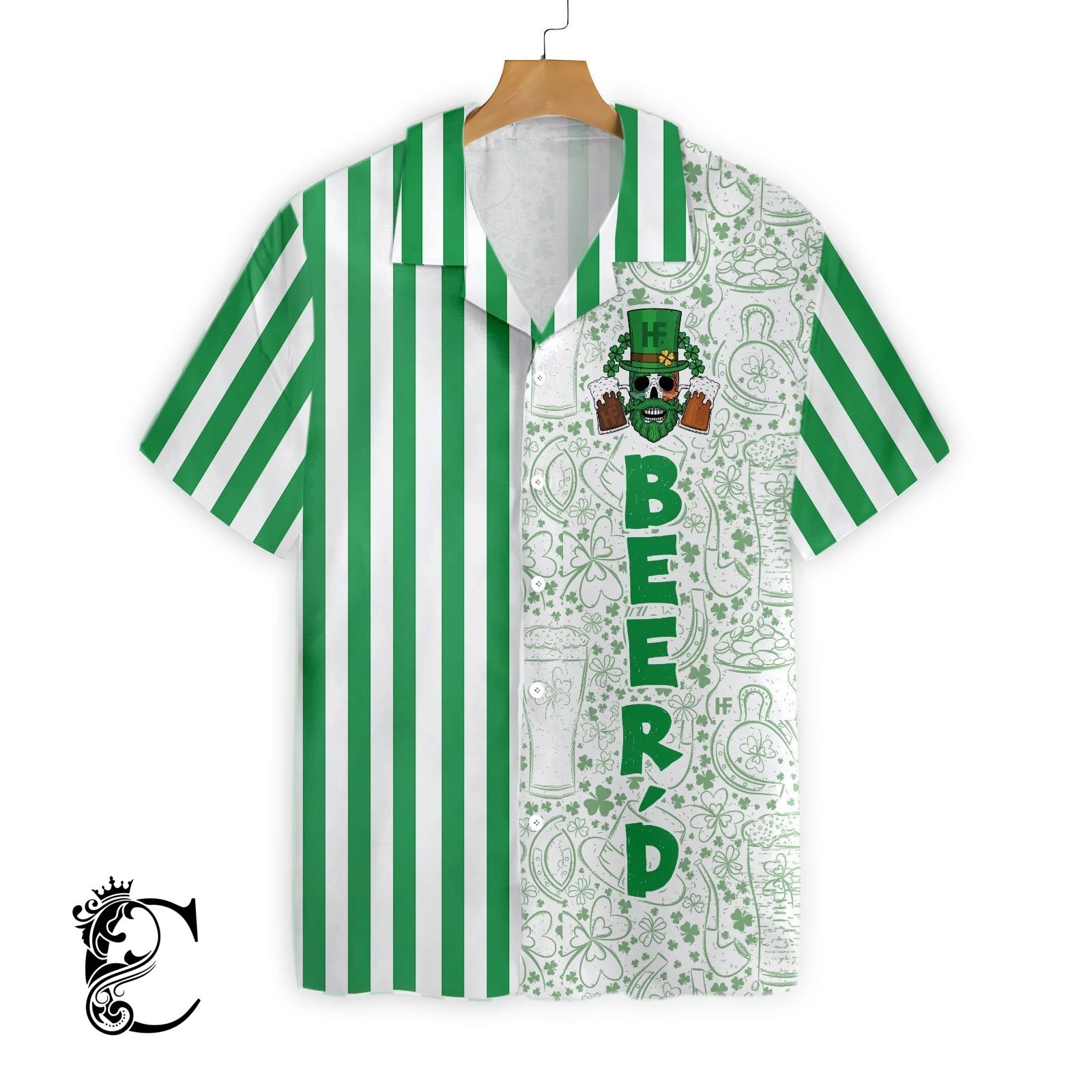 Beer’D Happy Saint Patrick’S Day Ez16 1501 Hawaiian Shirt