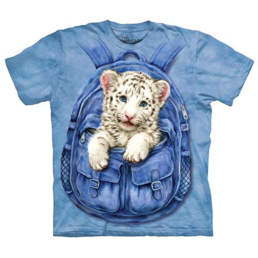 Backpack White Tiger Small T-shirt