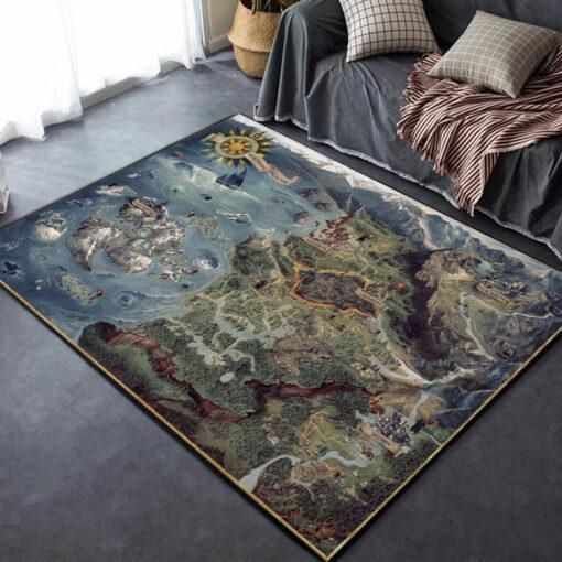 The Witcher Iii Map Area  Sku 3711 Rug