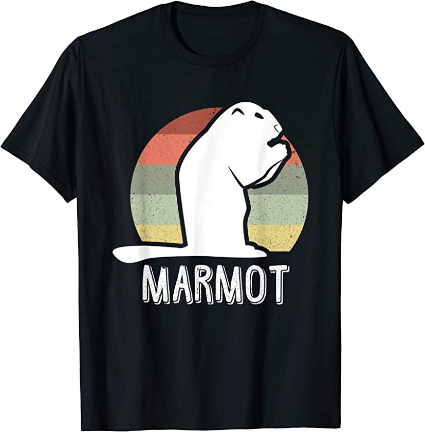 Vintage Marmot T Shirt Distressed Retro Style T-Shirt