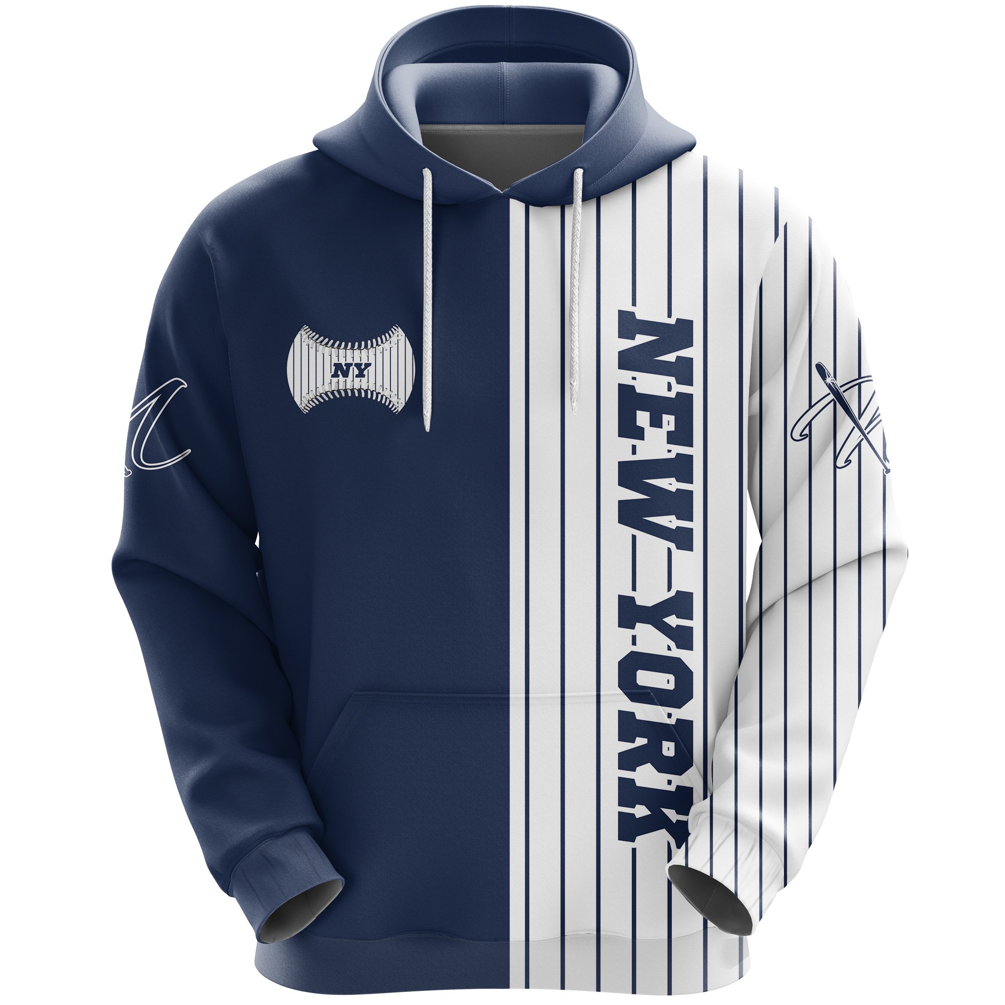 New York Baseball Hoodie K5