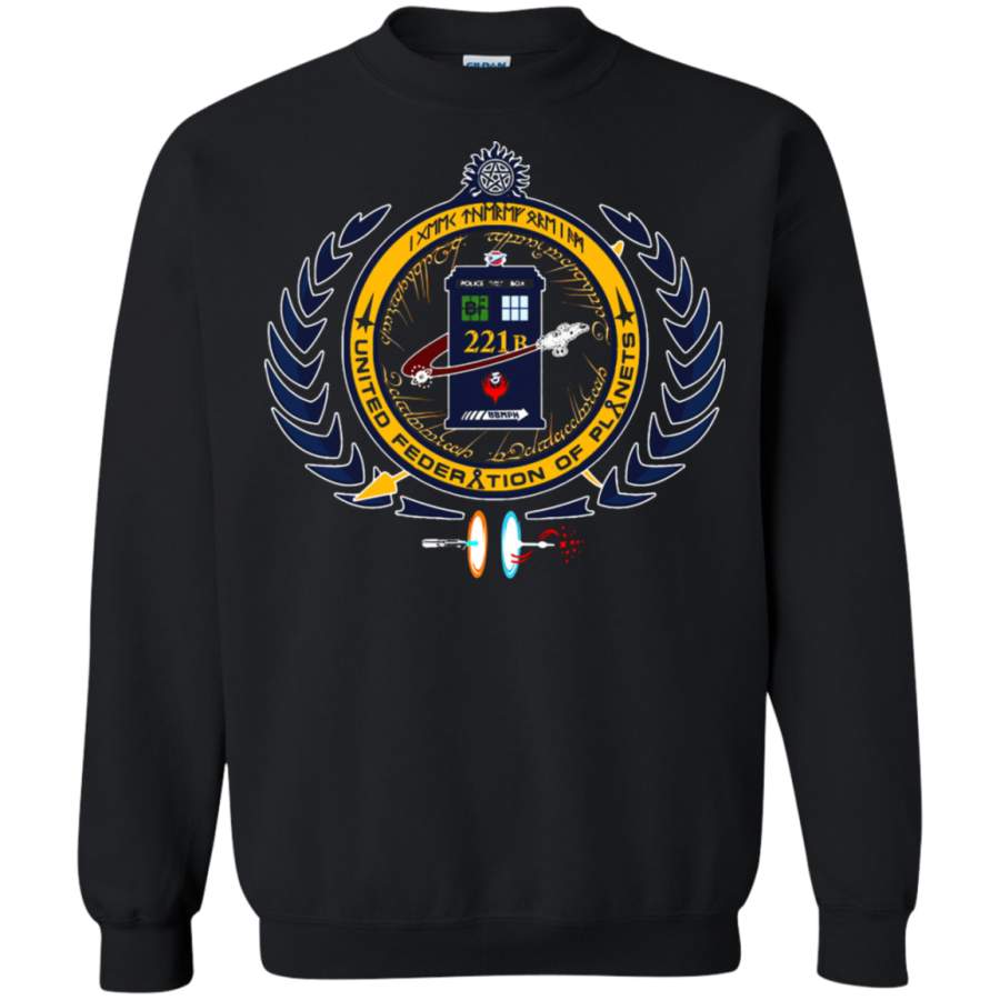 AGR United Federation Of Planets And Universes Ultimate NERDs Sweatshirt