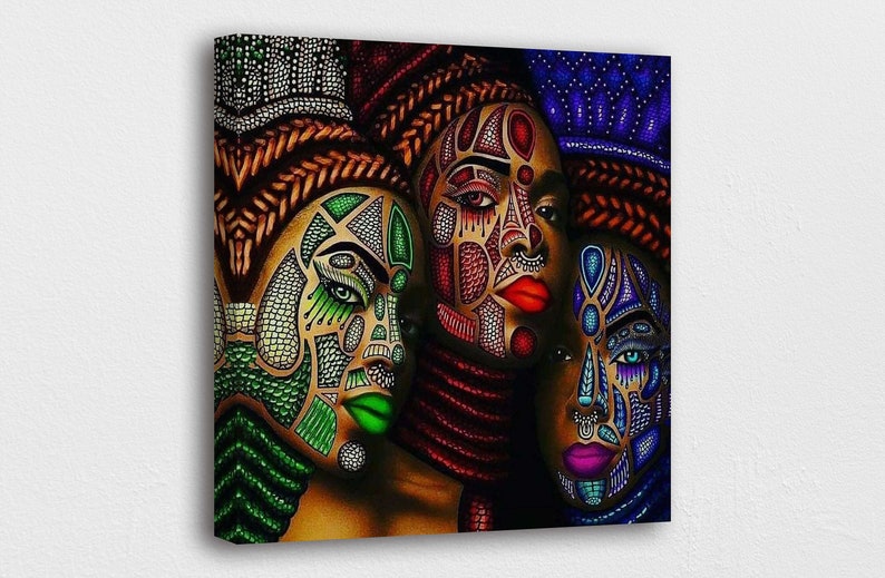 Tmarc Tee Tmarctee African Culture Horizontal Canvas – Wall Art Poster