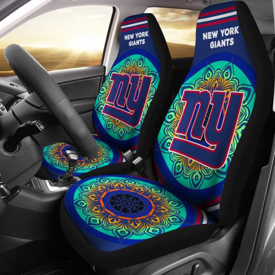 Unique Magical And Vibrant New York Giants Car Seat Covers