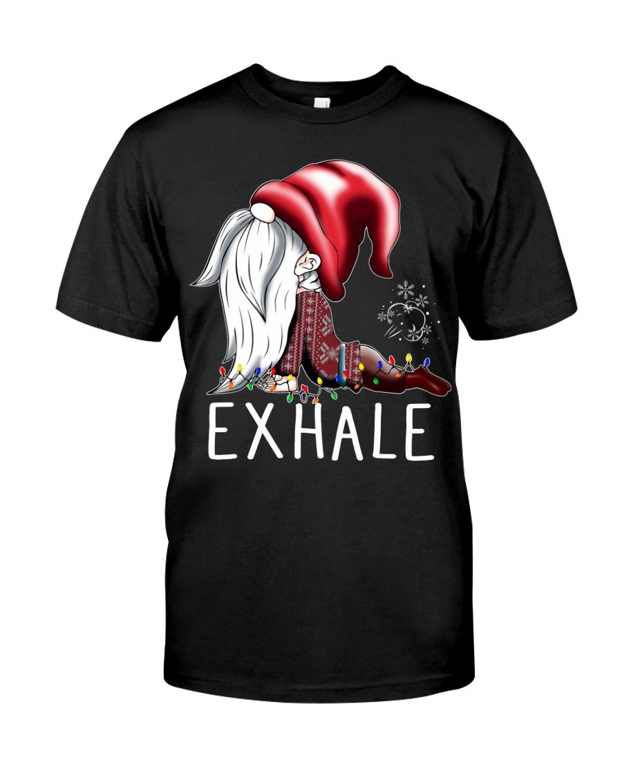 Comfythreads Yoga Xmas Exhale Classic T-Shirt