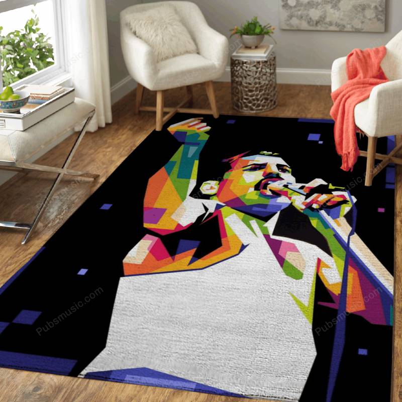 Freddie Mercury  – Artist Area Rug Carpet