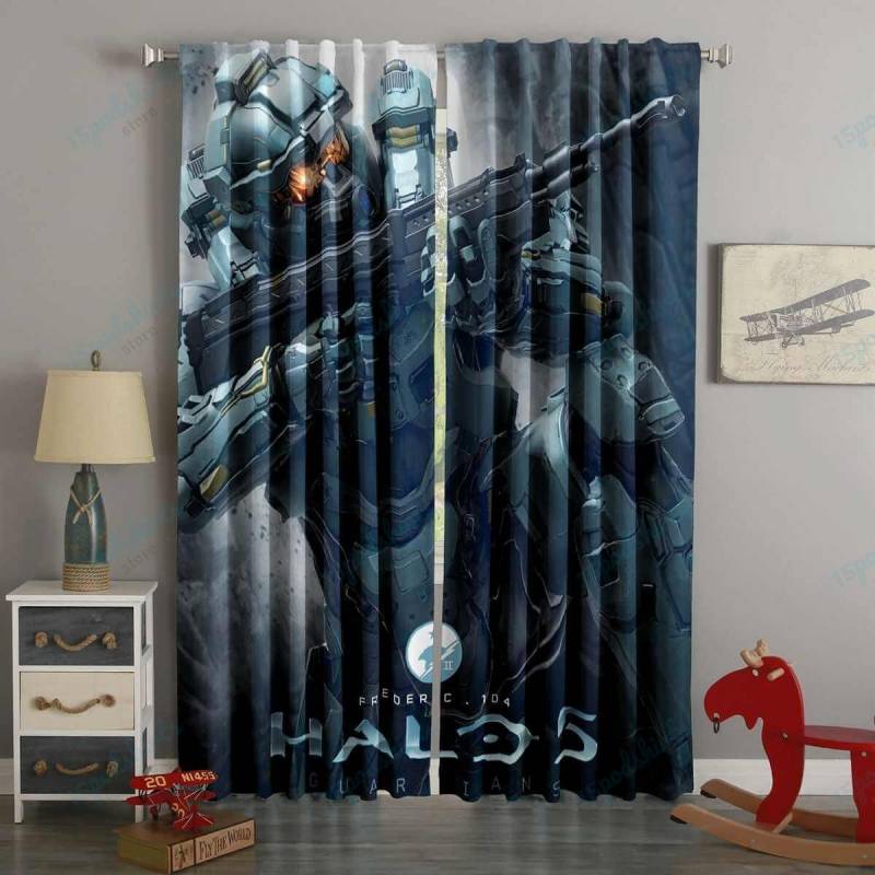 3D Printed Halo 5 Style Custom Living Room Curtains