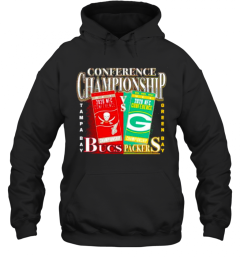 Green Bay Packers Vs Tampa Bay Buccaneers 2020 Nfc Conference Championship Matchup Hoodie