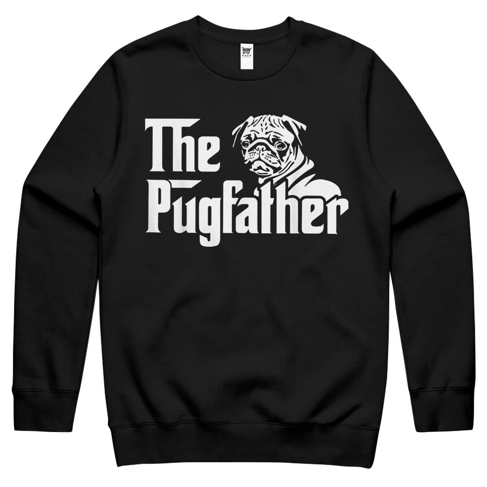 The Pugfather Shirt Pug Dad Father’S Day Gift Pug Lovers Crewneck Sweatshirt