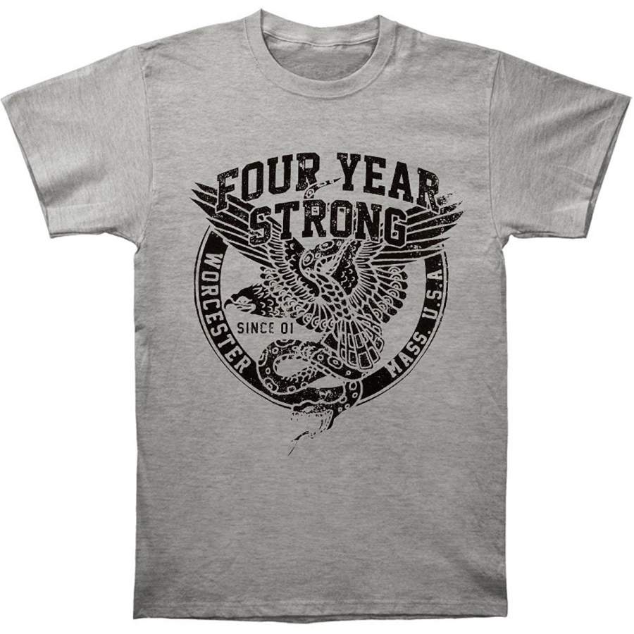 Fashion Men’s T-Shirt Men Printed T-shirt Four Year Strong Men’s Crow Cotton T-shirt