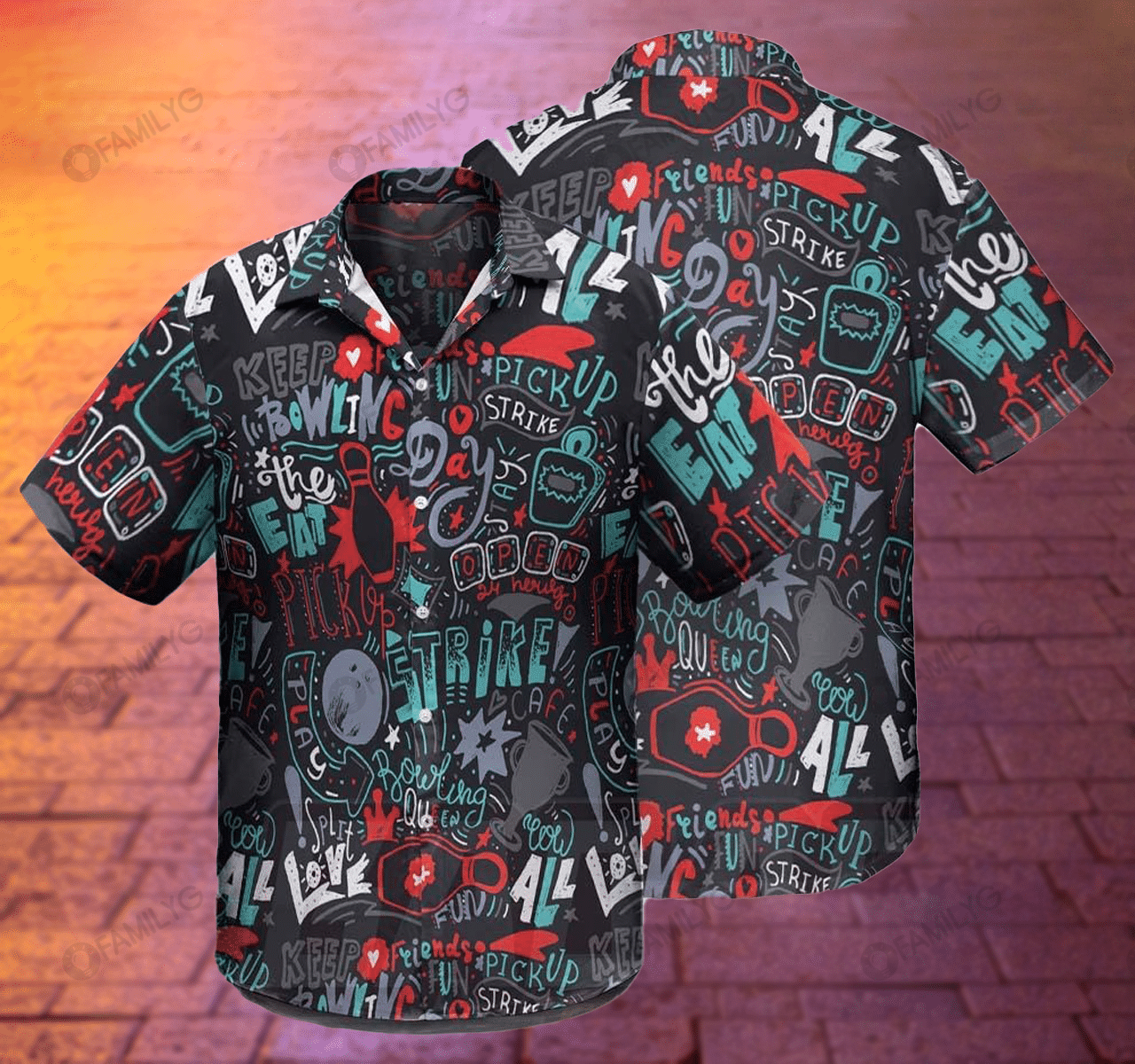 Unique Bowling Shirts – Bowling Pin And Strike Hawaiian Shirt Summer Hawaiian For Men, Women, Couple