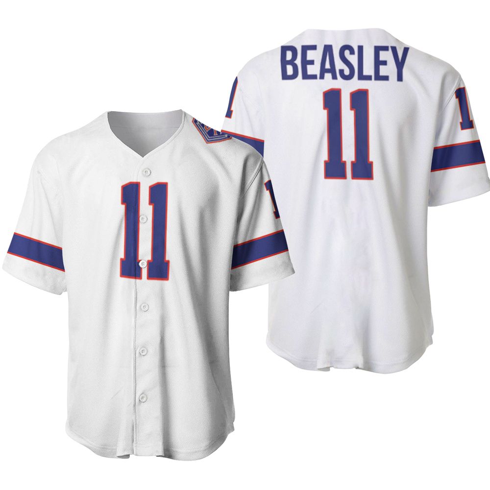 Buffalo Bills Cole Beasley #11 Great Player NFL American Football Team White Vintage 3D Designed Allover Gift For Bills Fans Baseball Jersey