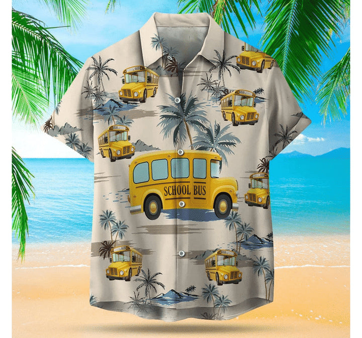 Bus Driver Hawaiian Aloha Gift For Grandpa Ha86403