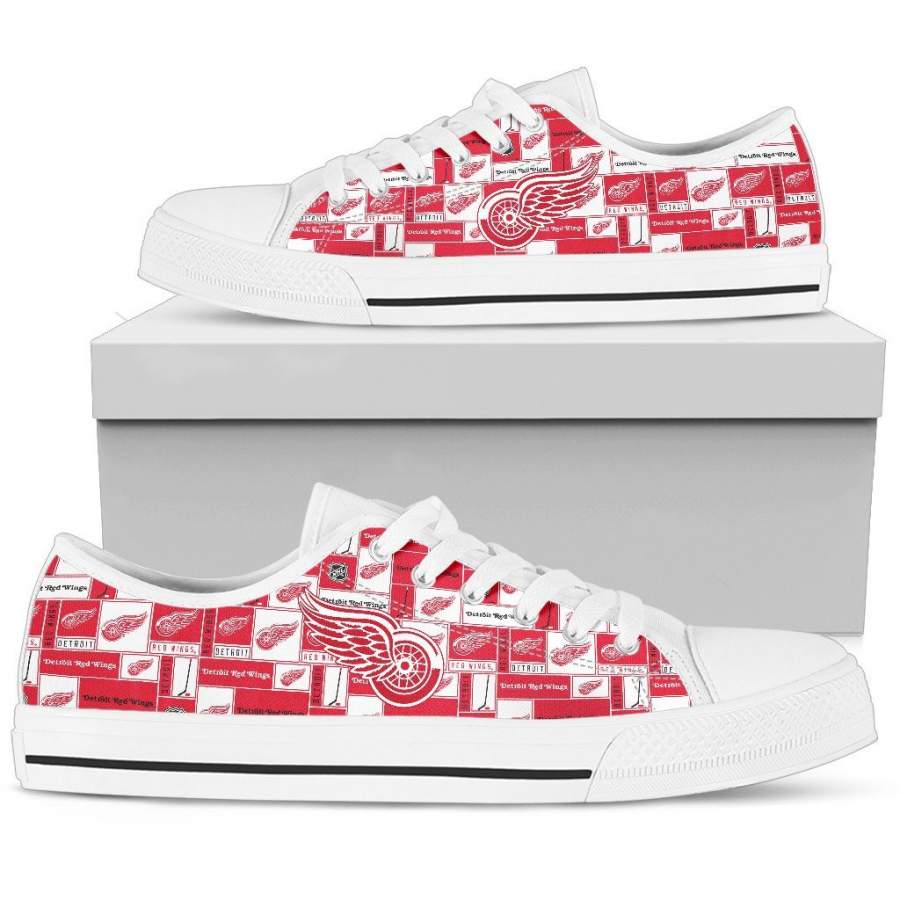 Detroit Red Wings Low Top Shoes