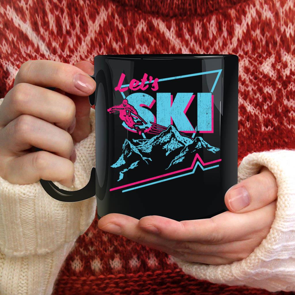 Vintage Ski 80s 90s – Retro Sports Crewneck Mug