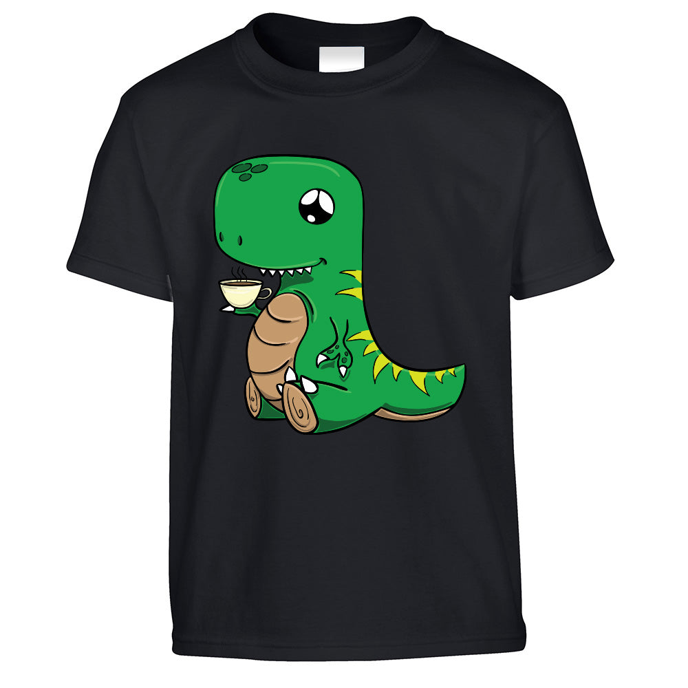 Cute Dinosaur Kids T Shirt Tea T-Rex Pun Joke