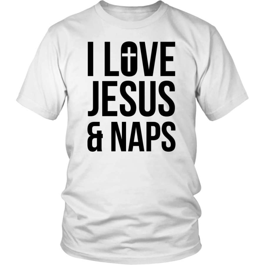 I love Jesus and naps Jesus shirts