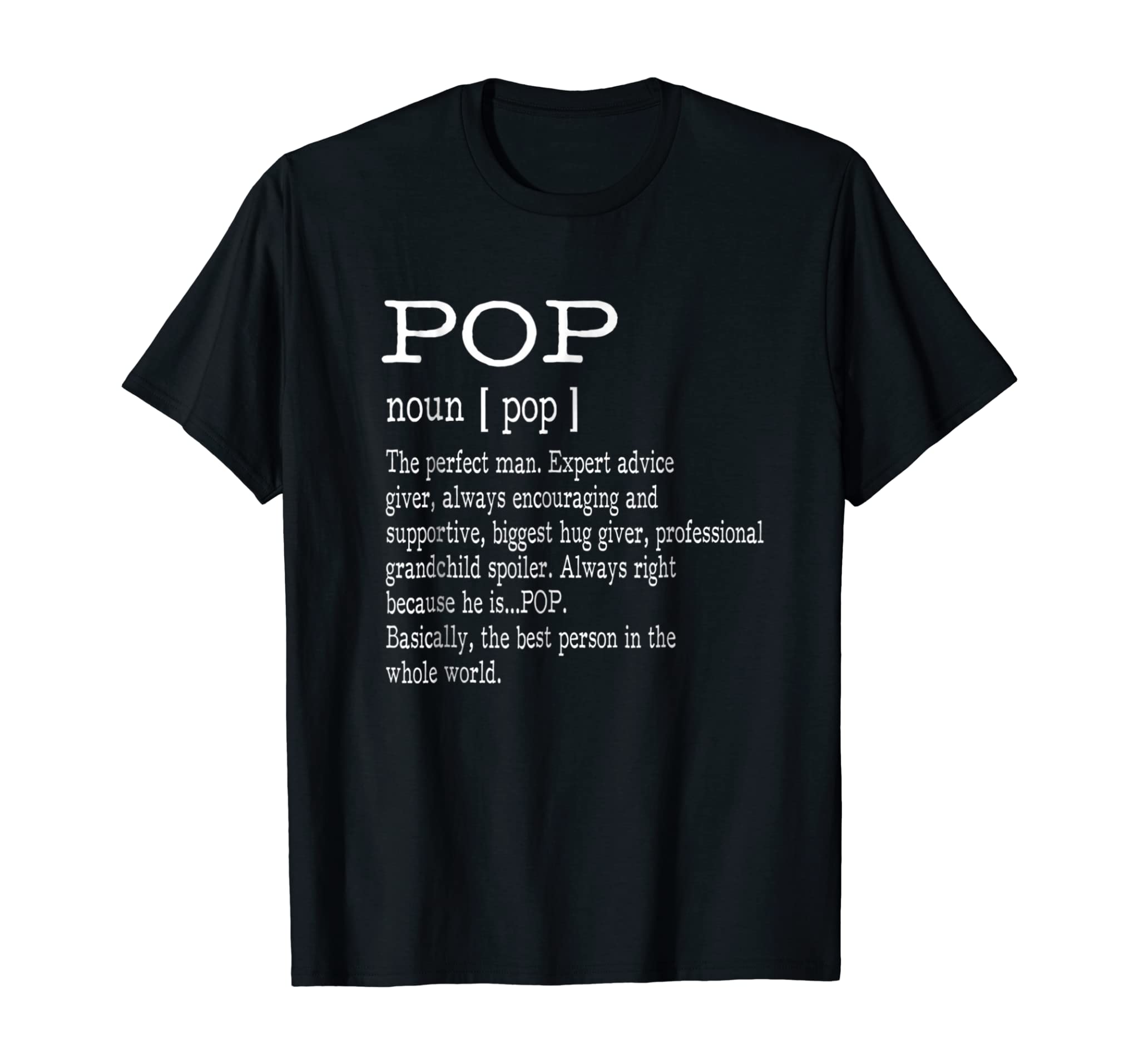 Pop Definition Grandpa Father’s Day Gifts – Men T-Shirt