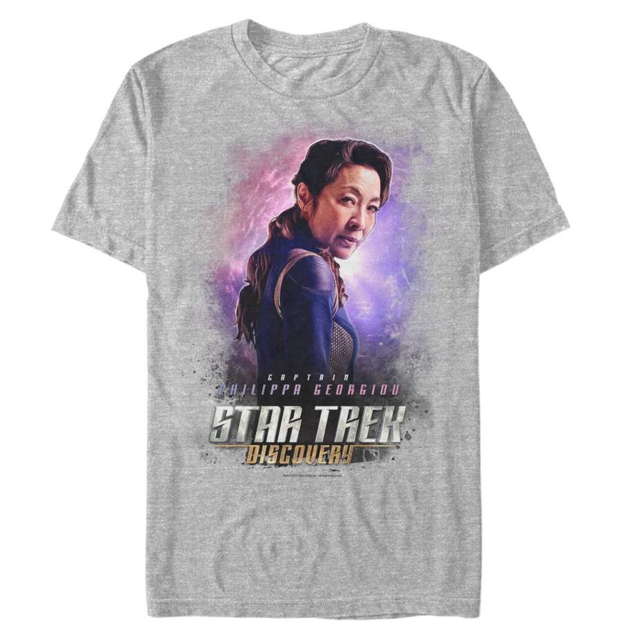 Star Trek Men’s Discovery Captain Georgiou Pose  T Shirt