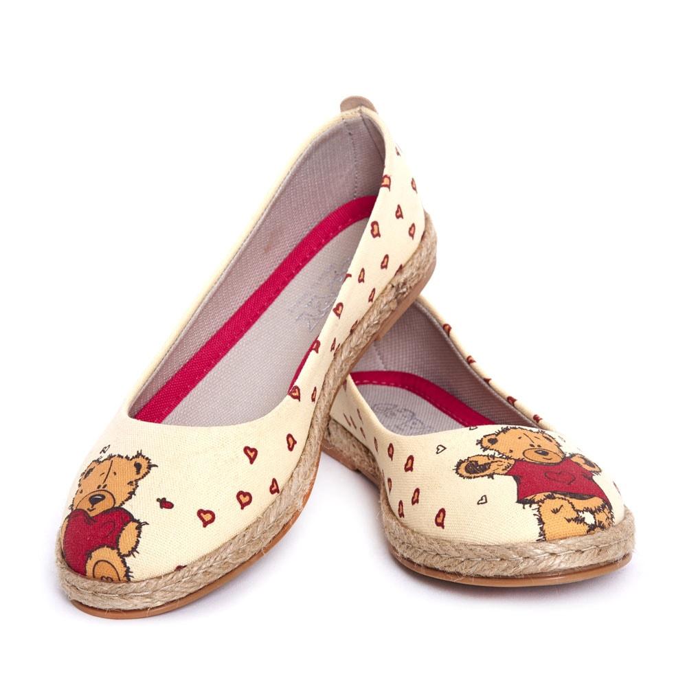 Teddy Bear Ballerinas Shoes Fbr1209