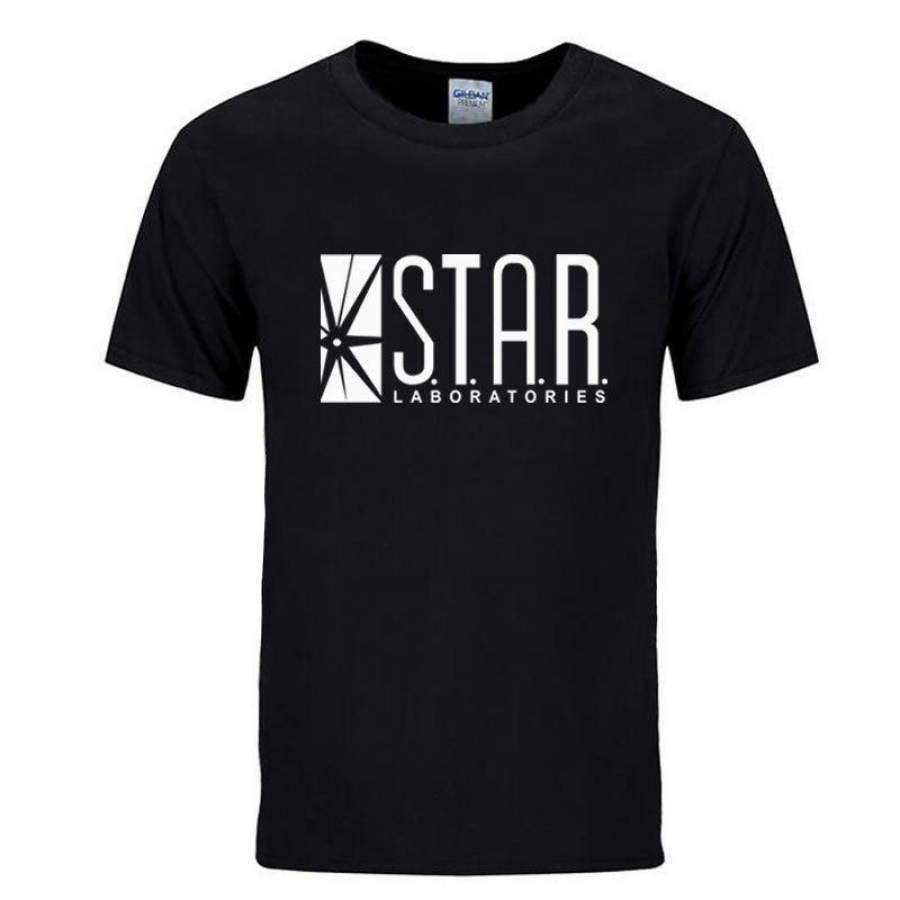 STAR labs new fashion T shirt men summer tops tees jumper the flash gotham city comic books superman tv series men’s T-shirt