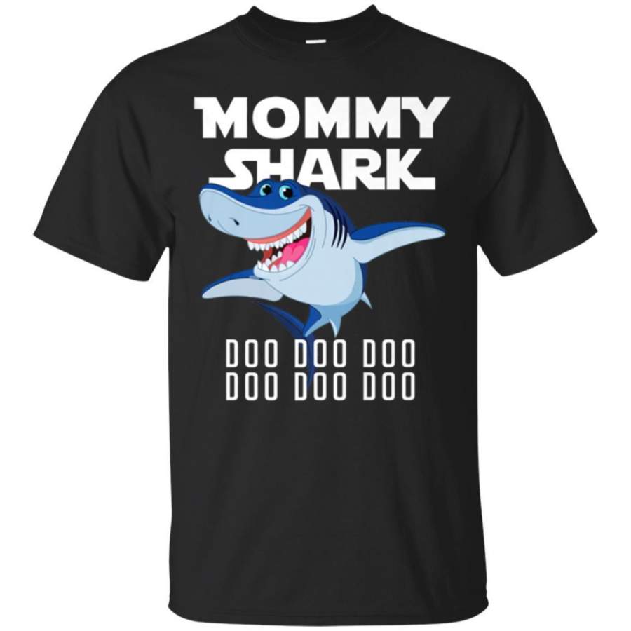 AGR Mommy Shark Shirt Mothers Day Gift From Husband Son Daughter Jaq T-shirt