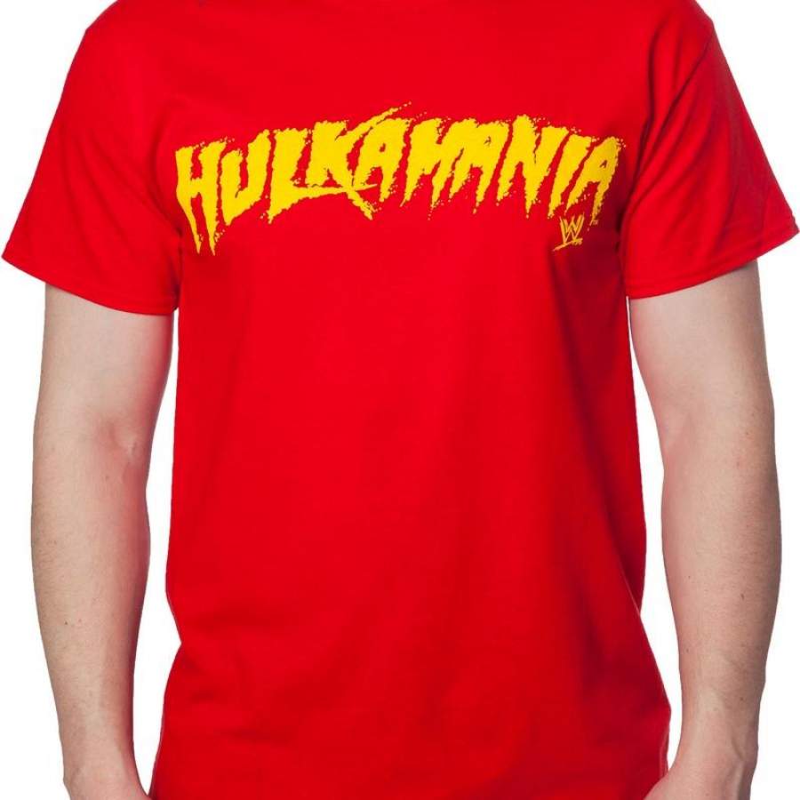 Red Hulk Hogan Hulkamania Shirt