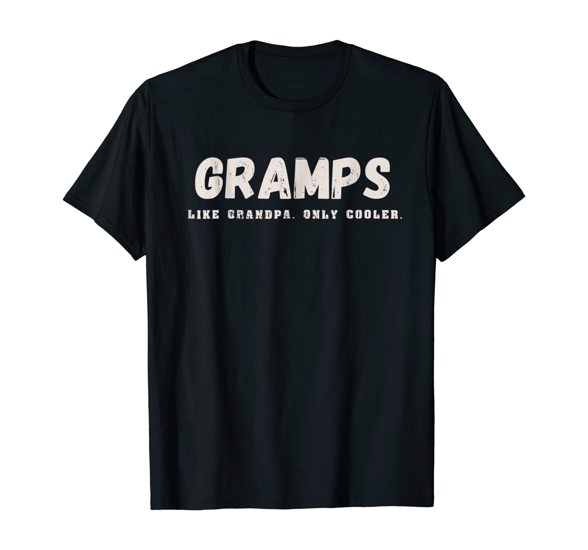 Mens GRAMPS Tshirt Gramps Like Grandpa Only Cooler Granddaddy Tee