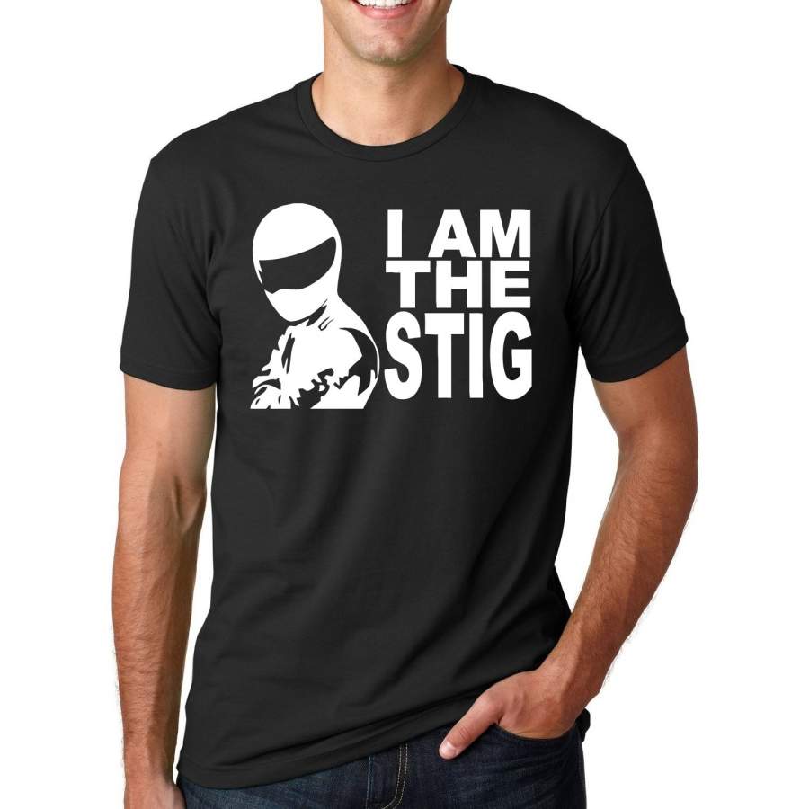 2017 summer Fashion casual funny t shirt printed I am the stig O-neck short Sleeve tees Mans streetwear T-Shirt hip-top Tops