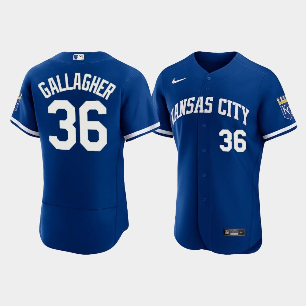 Cam Gallagher 36 Kansas City Royals Men’s 2022-23 Alternate Jersey – Royal Jersey