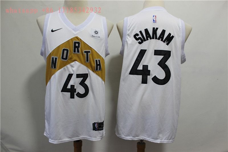 Toronto Raptors Pascal Siakam #43 2020 NBA New Arrival White Jersey