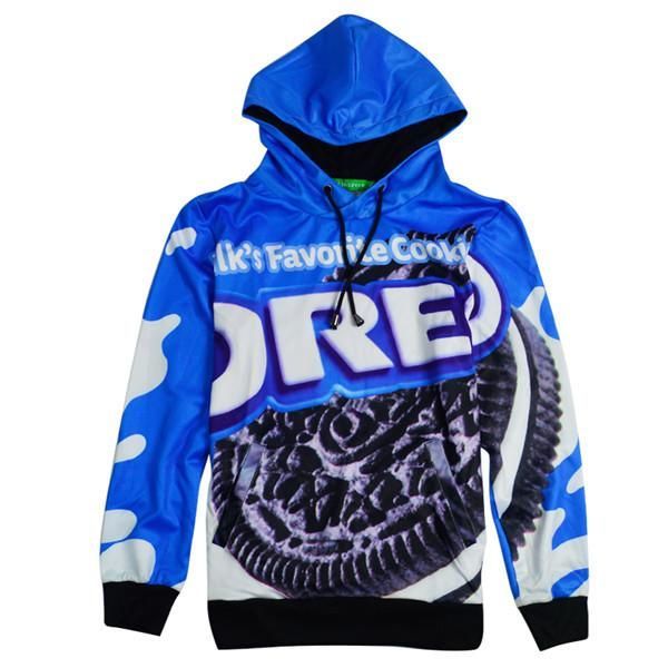 Oreo Cookies All Over Print Oreo Container Blue 3D Hoodie