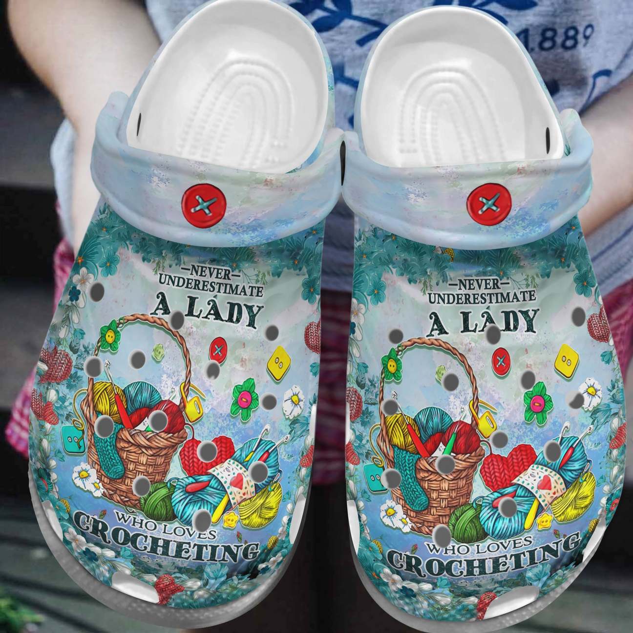 Het Personalized Clog, Custom Name, Text, Color, Number Fashion Style For Women, Men, Kid, Print 3D Just A Woman Who Loves Heting 1