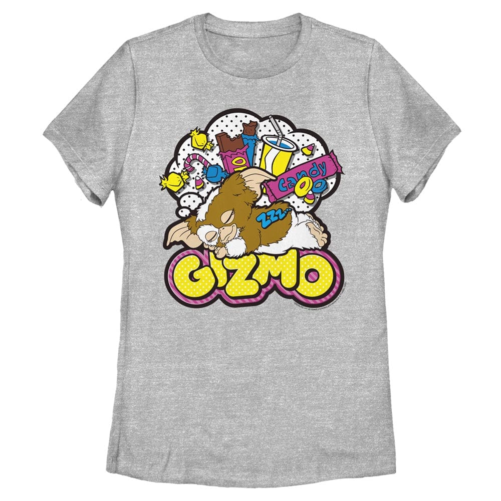 Pop Candy – Gremlins Heather Grey T-Shirt, Women’S Cut