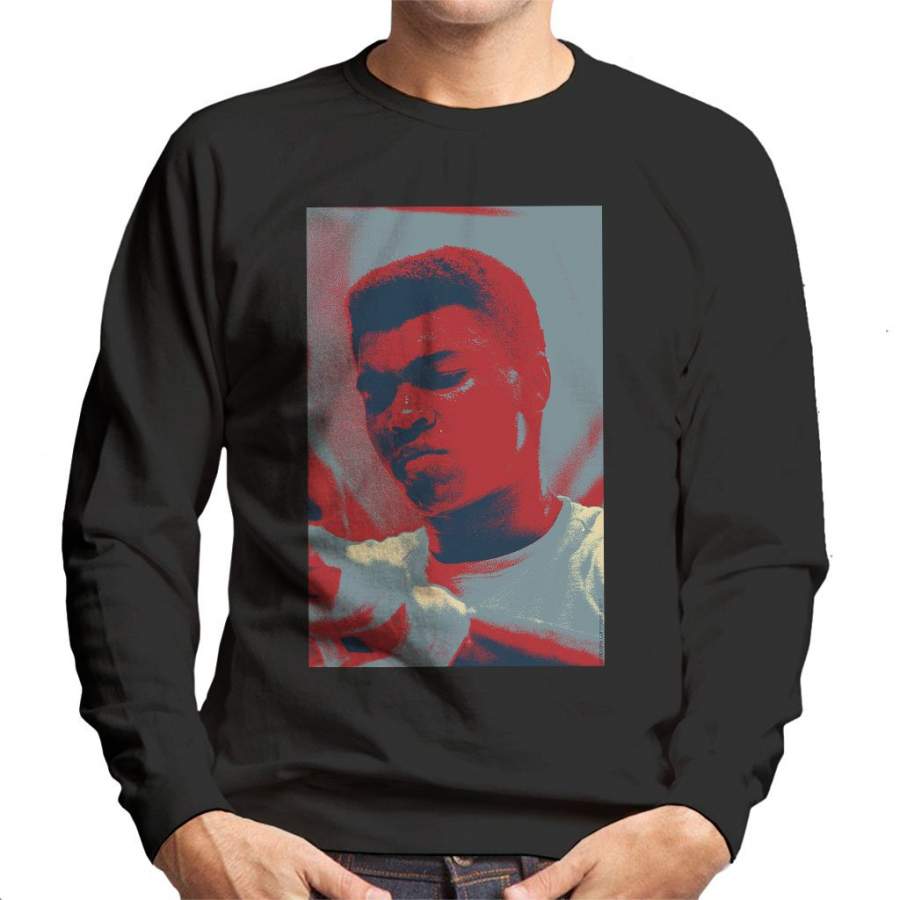 Muhammad Ali Cassius Clay Training Session 1966 Poster Style Men’s Sweatshirt