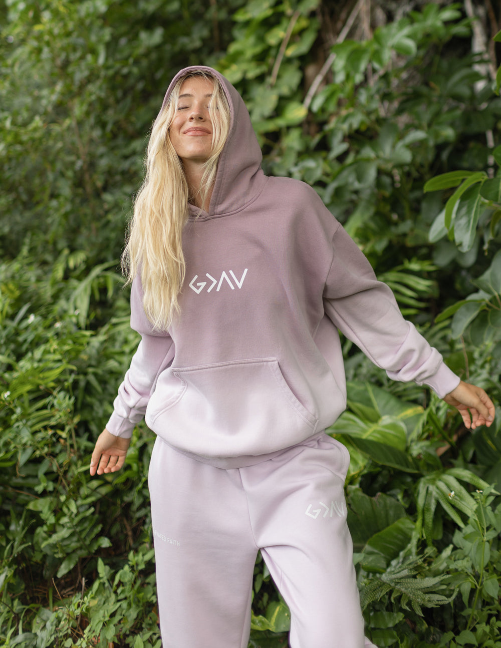 Highs And Lows Purple Unisex Hoodie