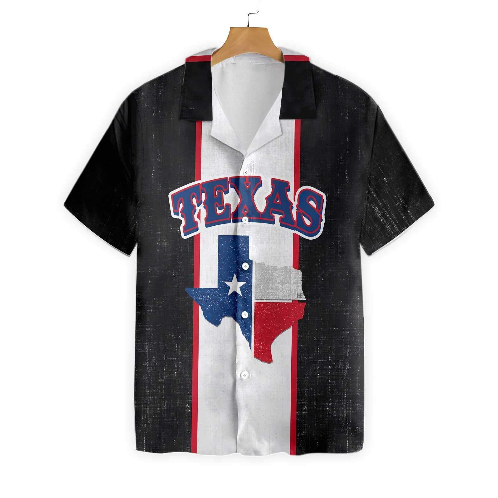 Texas Map Ez16 1802 Hawaiian Shirt