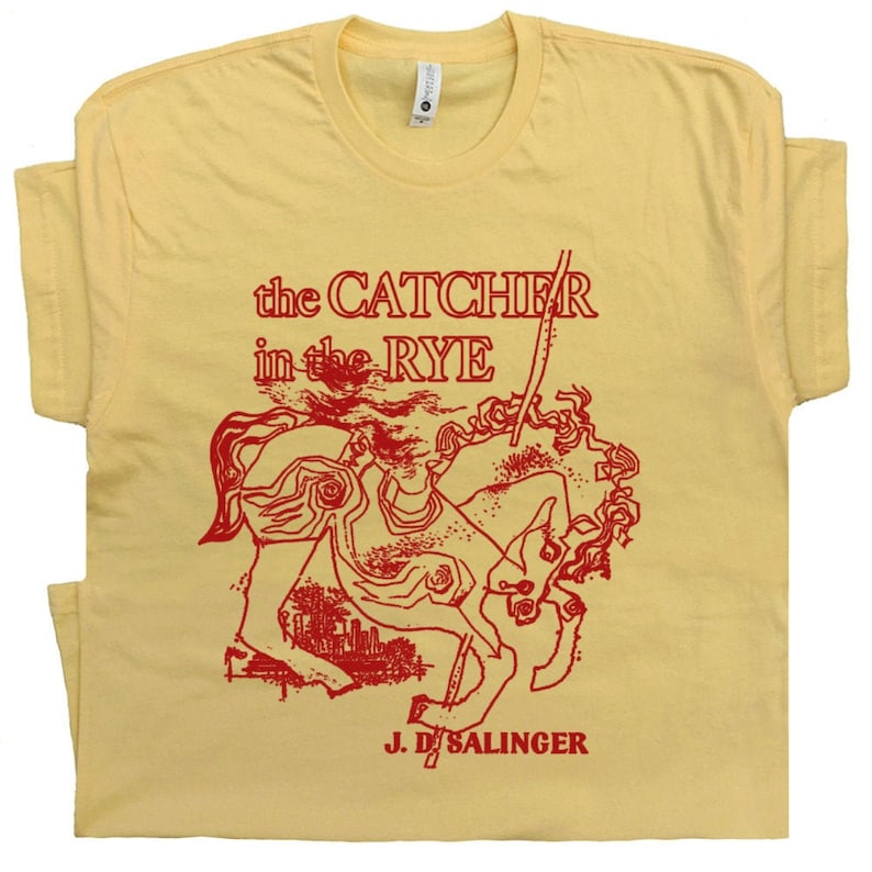 The Catcher In The Rye T Shirt Cool Book Literary T Shirt