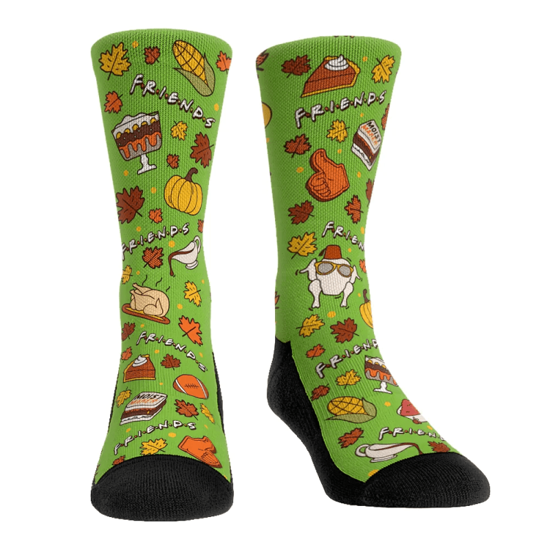 Friends Thanksgiving All Over – Socks