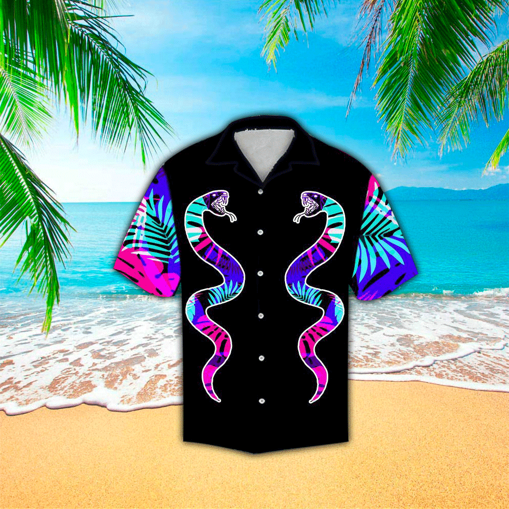 Vibrant Snakes Hawaii Shirt Summer Aloha Ha33354