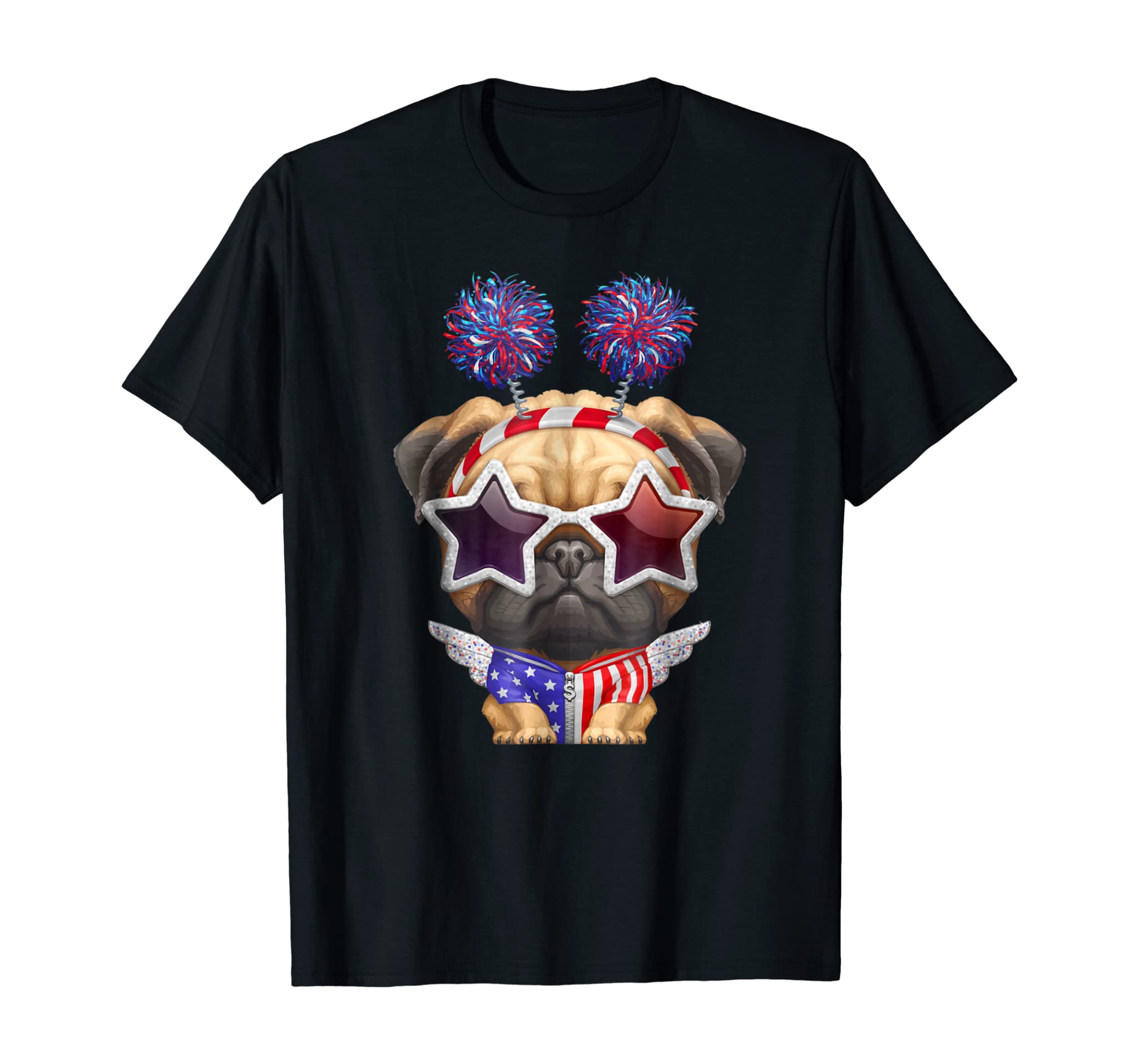 Pug Independence Day T-Shirt