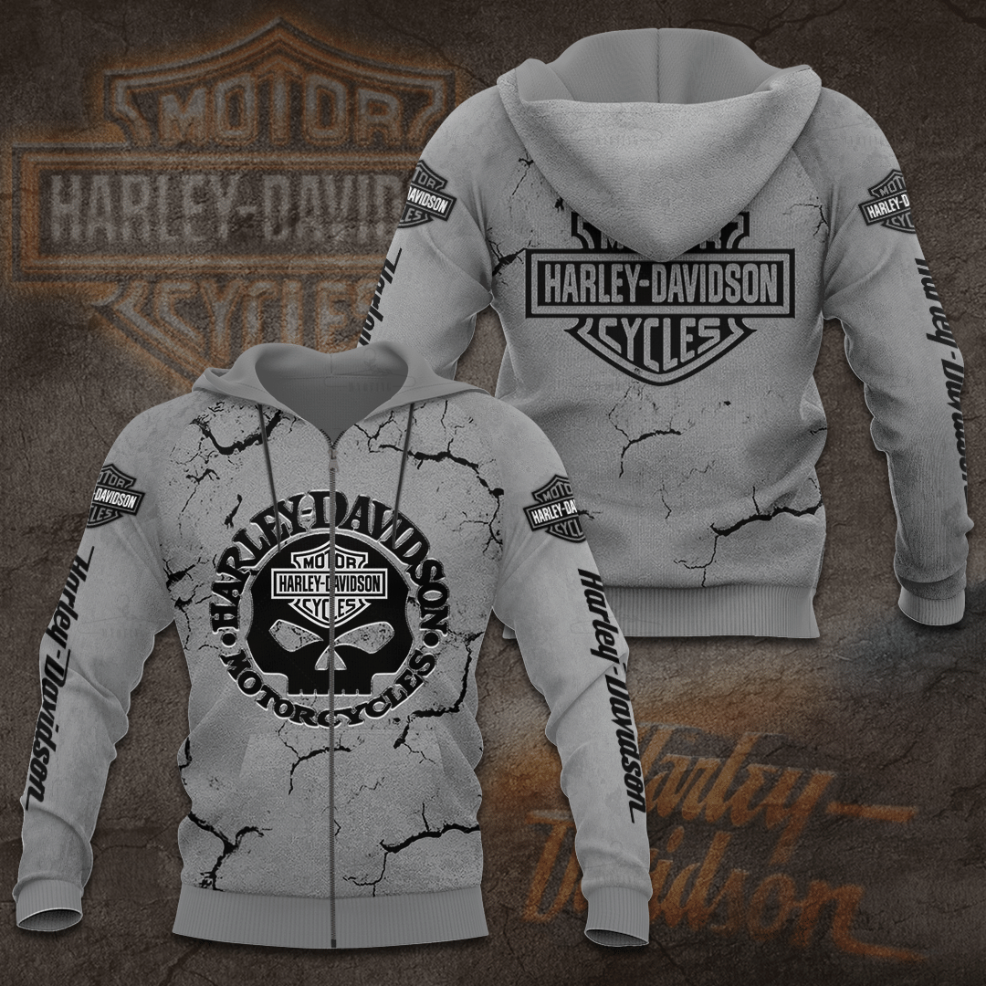 Harley Davidson Zip-Up Hoodie  9