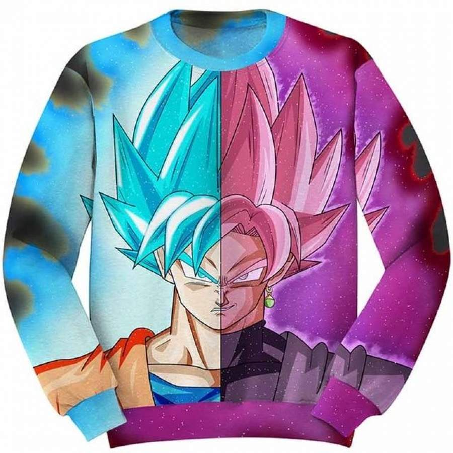 Cloudstyle Dragon Ball Super 3d Anime Sweatshirt Men Goku Ultra Instinct 3d Print Pullover Top 5708