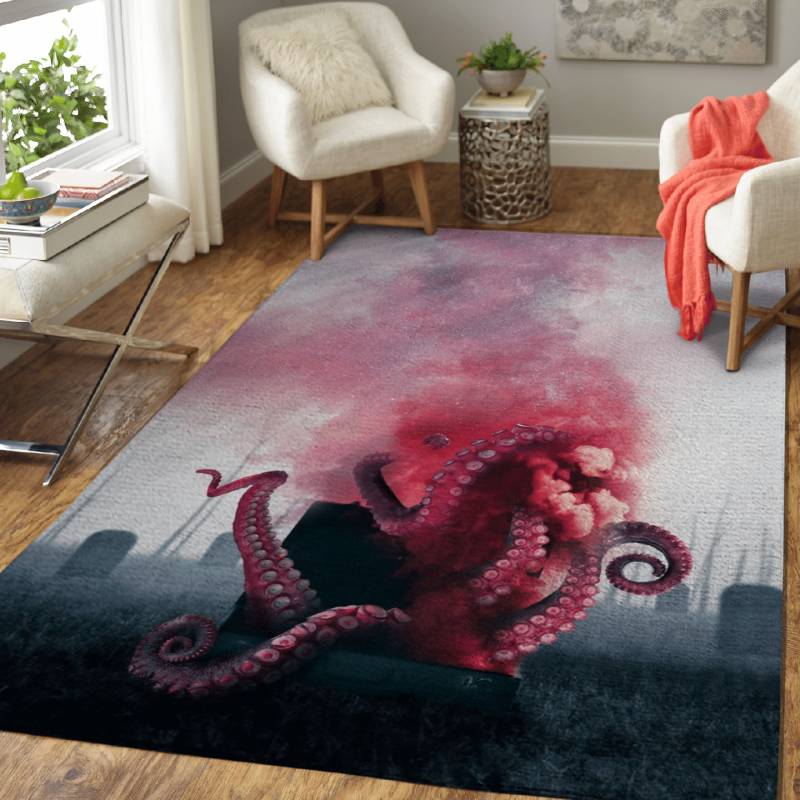 Zombie Octopus – Animals Area Rug Carpet