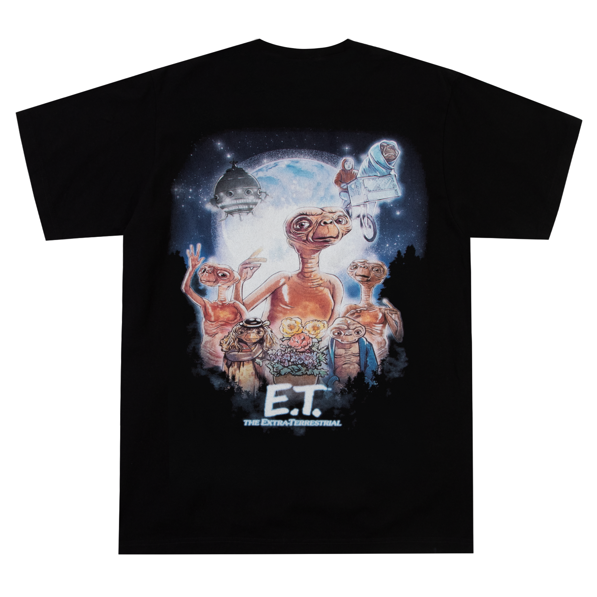 The Extra-Terrestrial Collage Black Tee