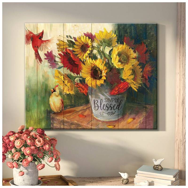 Simply blessed cardinal poster poster 3332203081