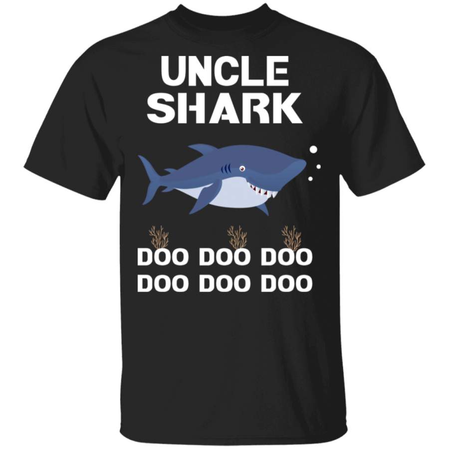 Uncle Shark T-Shirt Doo Doo Mommy Auntie Daddy Baby Tee