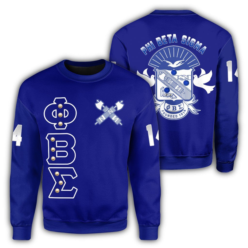 Fraternity Sweatshirt – Phi Beta Sigma Crystal Blue Sweatshirt