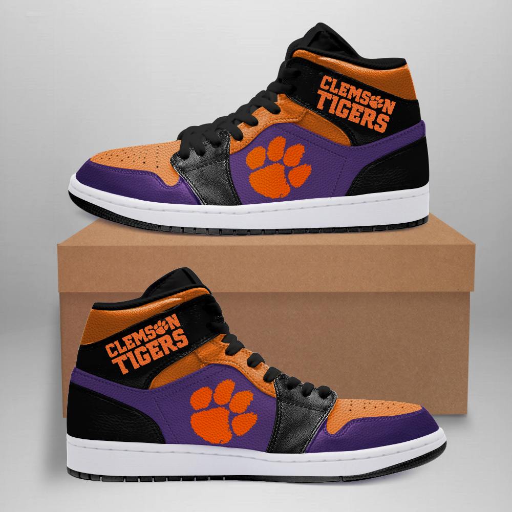 Clemson Tigers Black Air Jordan Sneakers Shoes